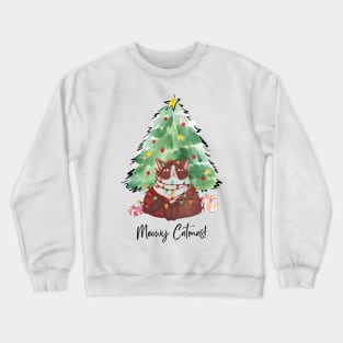 Meowy Catmas Crewneck Sweatshirt